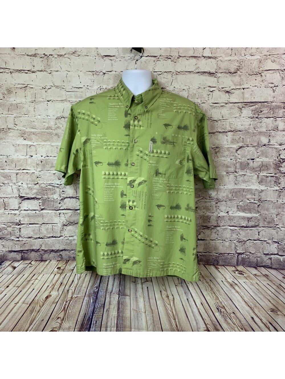Columbia Green River Lodge Button Fishing Short Sleeve Shirt
